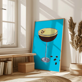 Espresso Martini Sky Blue Poster