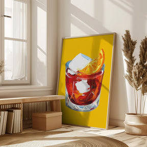 Negroni Sunshine Yellow Poster