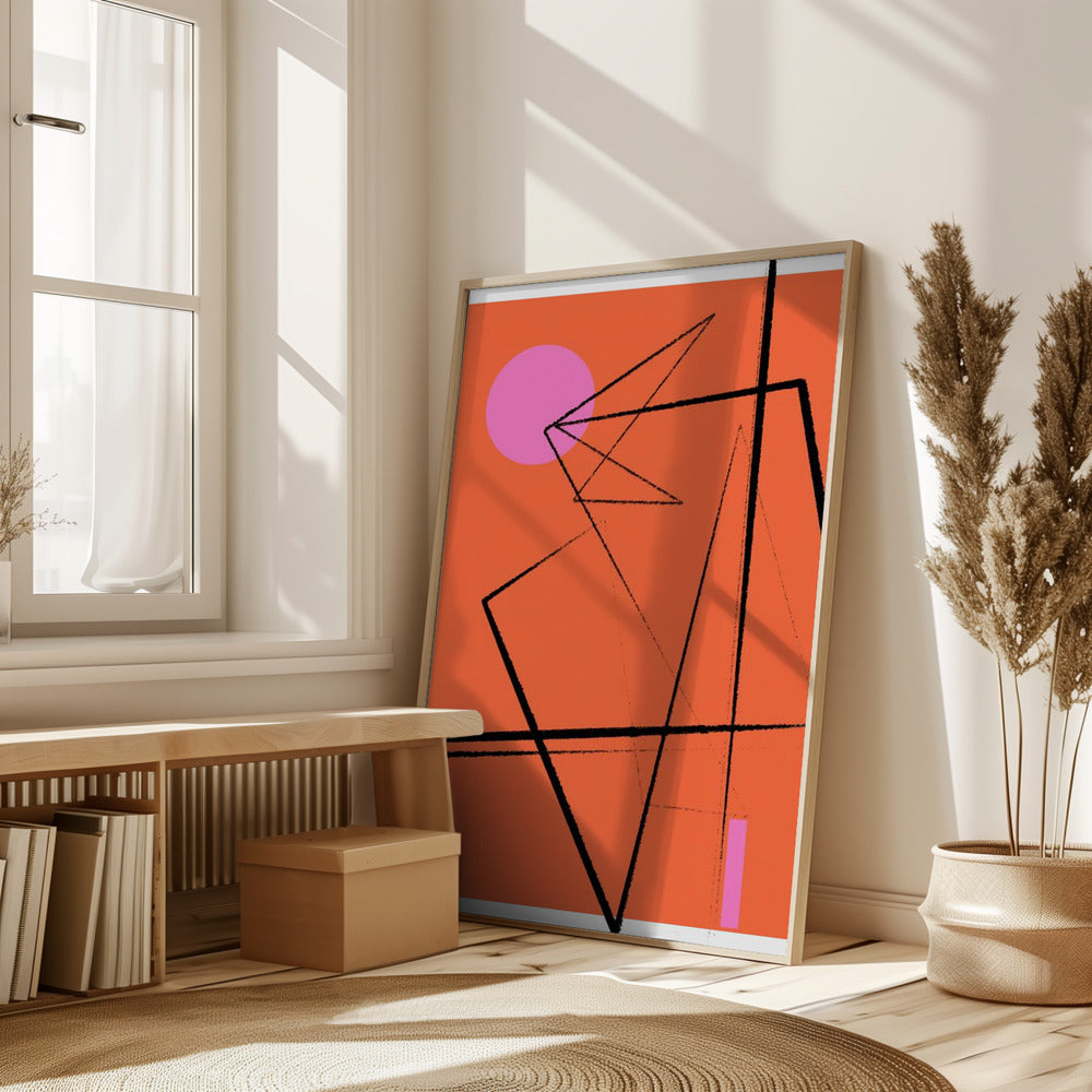 Angular Lines No 15 Poster