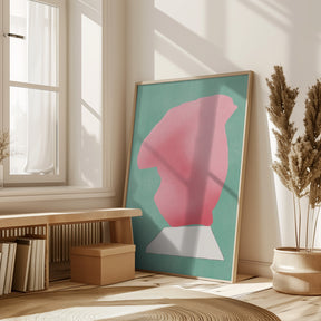 Stone Sculpture In Pink Poster