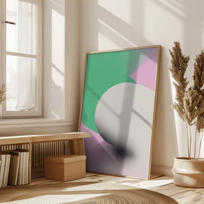 Minty Abstract Poster