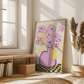 Pink Vase Poster