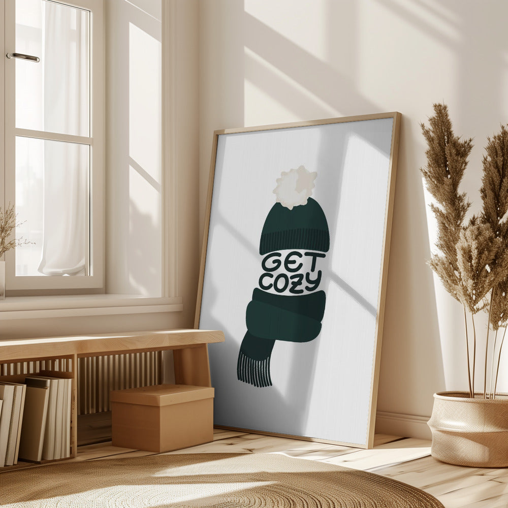 Get cozy (green) Poster