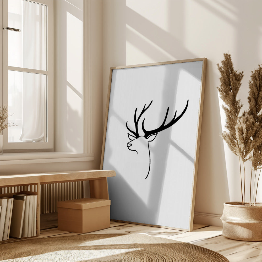 The deer Poster