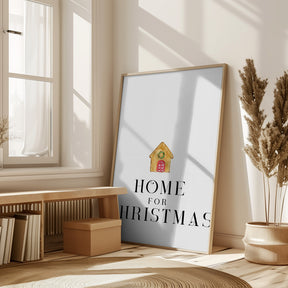 Gingerbread home for Christmas Poster