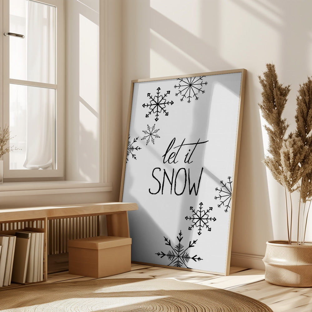 Inky let it snow Poster