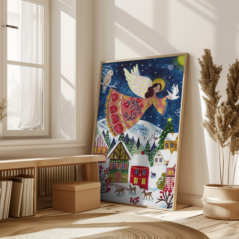 Angel of Peace Portrait Poster