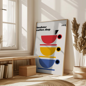 Bauhaus Coffee Minimalist Poster