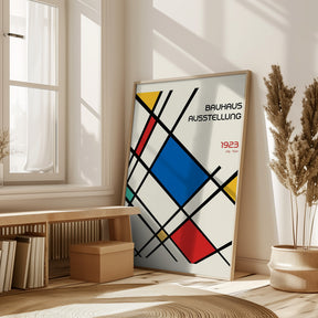 Bauhaus Geometric Design Retro Poster