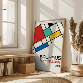 Bauhaus Geometric Design Retro Poster