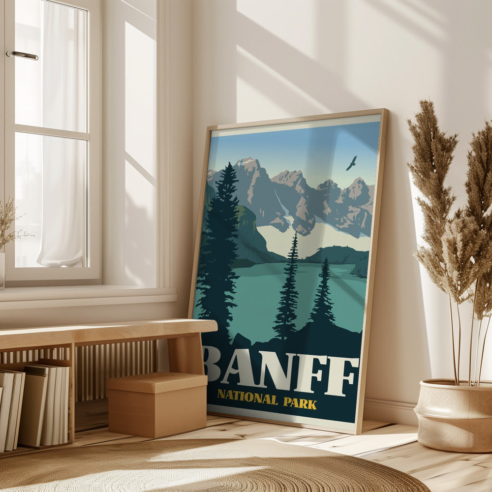 Banff National Park Travel Print Poster