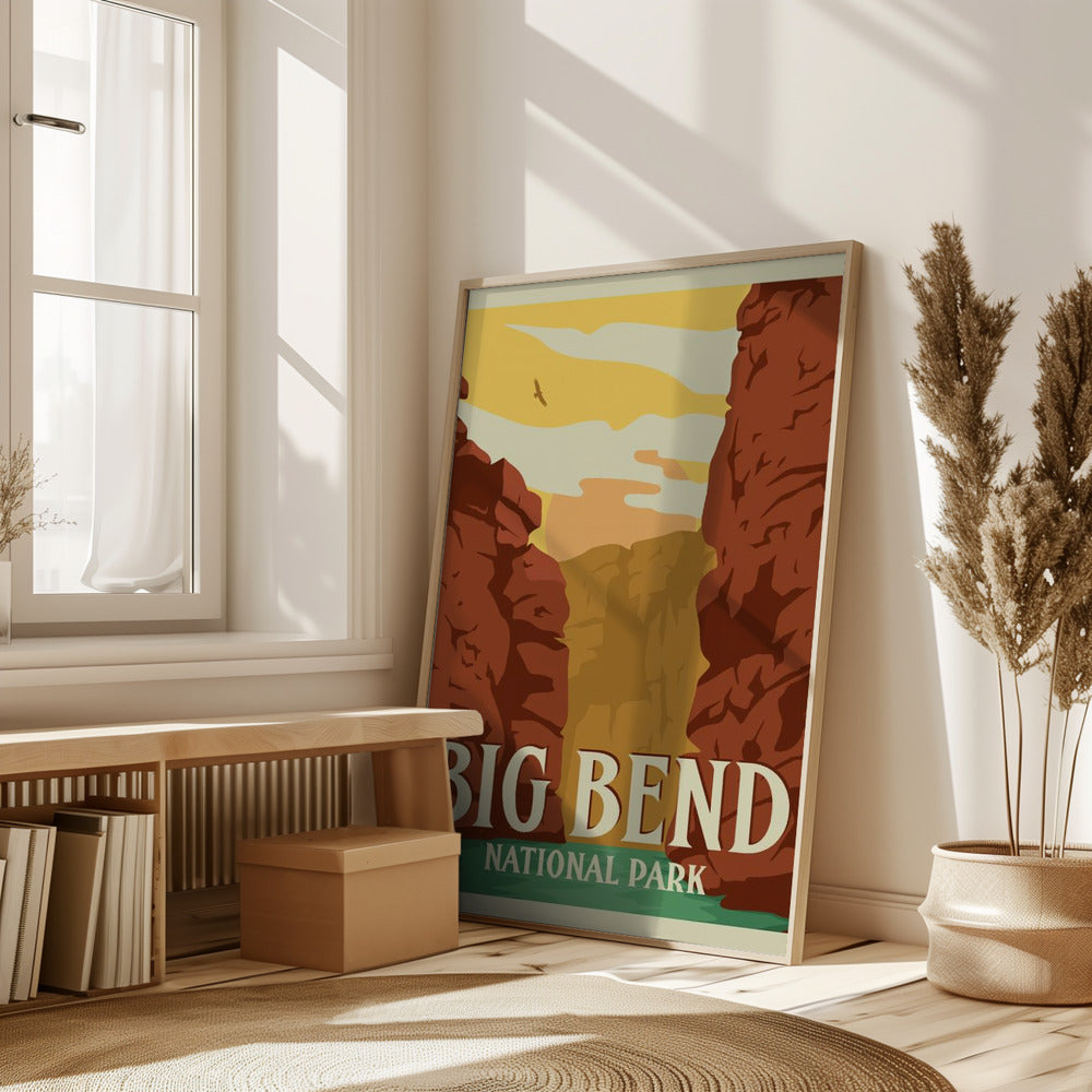 Big Bend National Park Travel Print Poster