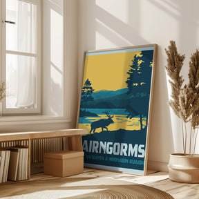 Cairngorms National Park Travel Print Poster