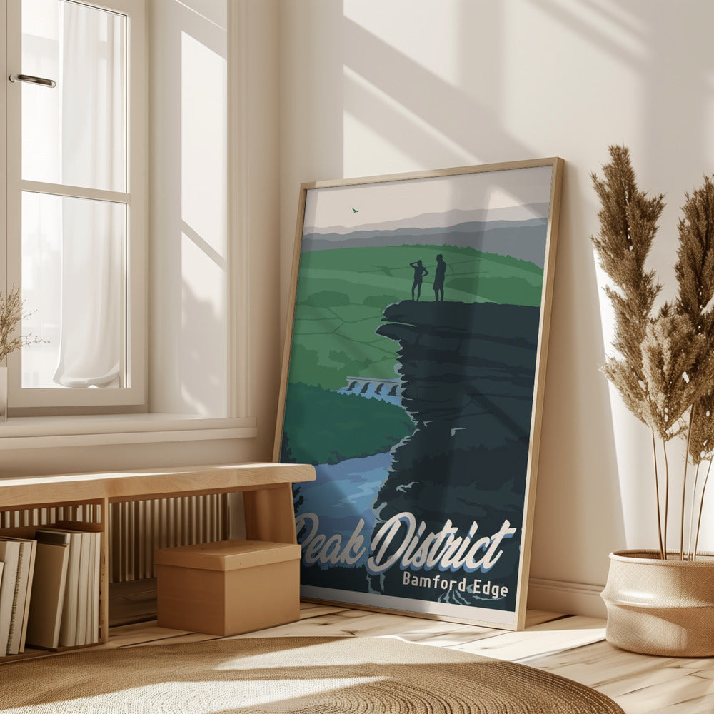 Peak District National Park Travel Print Poster