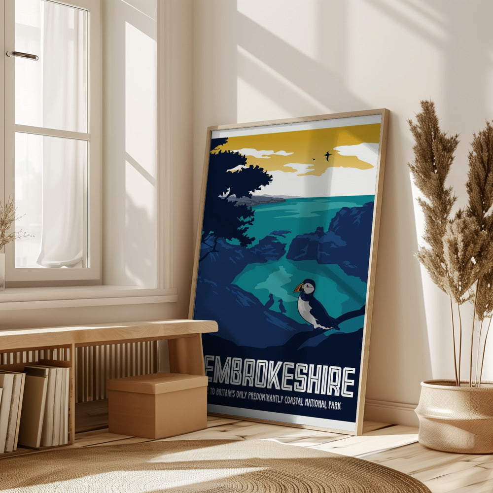 Pembrokeshire Travel Print Poster