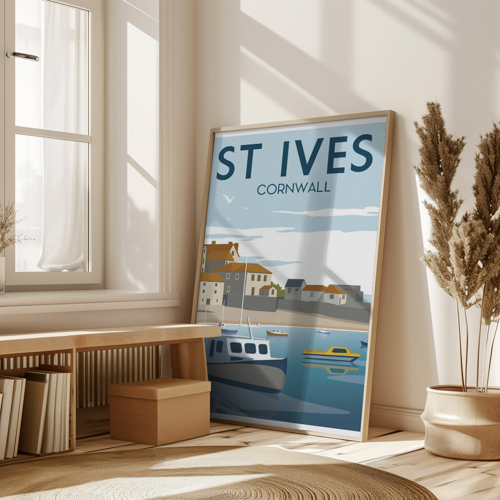 St Ives Travel Print Poster