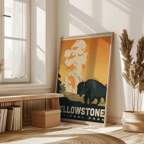 Yellowstone National Park Travel Print Poster