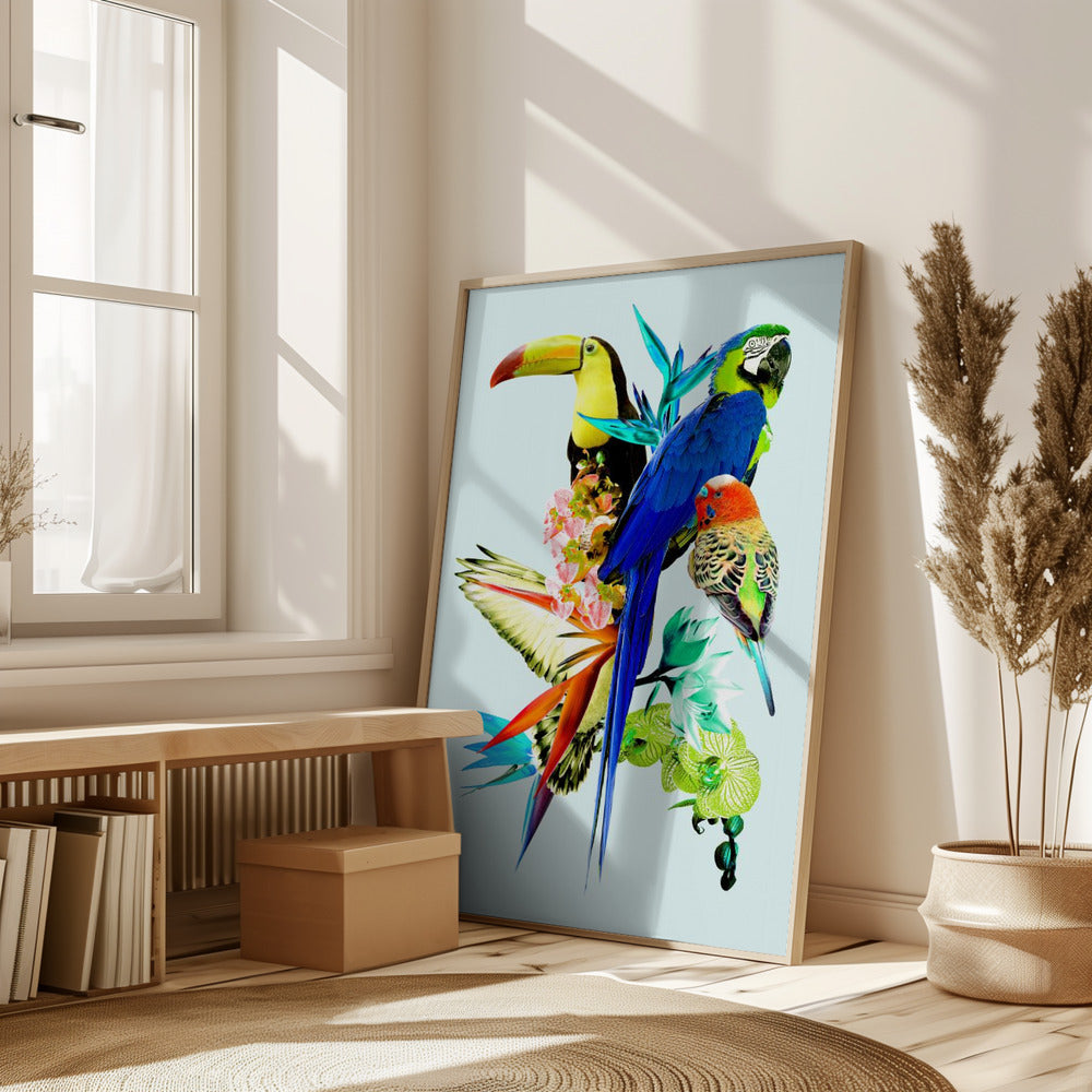 Birds of Paradise II Poster