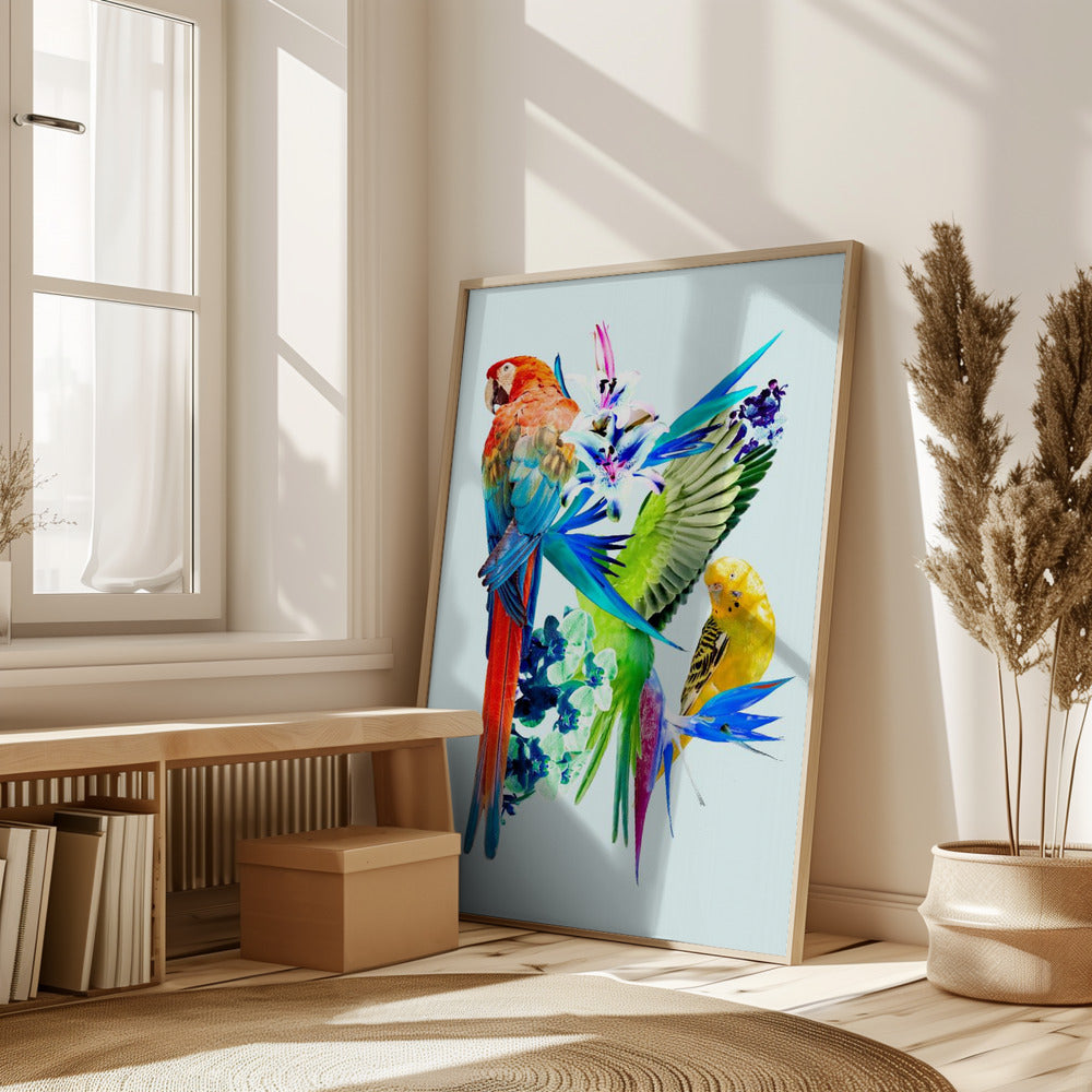 Birds of Paradise I Poster