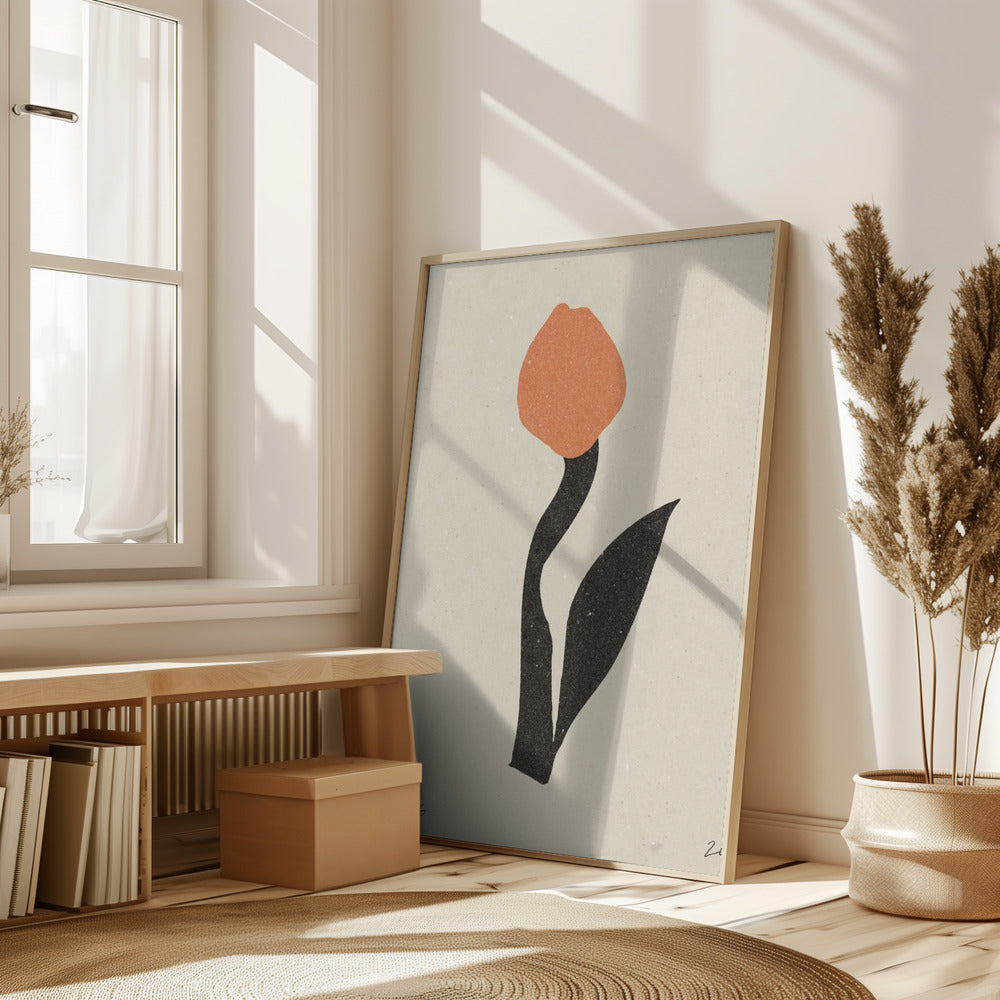 Modern Flower 01 Poster