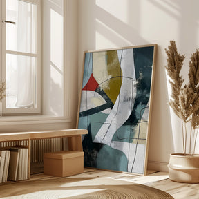 Abstract Fields No 2 Poster