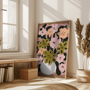 Pastel Flower Impression No 7 Poster