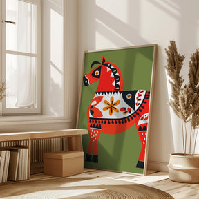 Alternative Dala Horse Poster