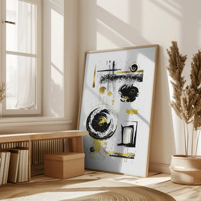 ABSTRACT ART Thoughts Poster