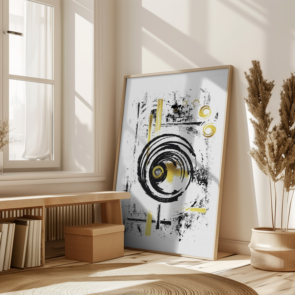 ABSTRACT ART Light Breeze Poster