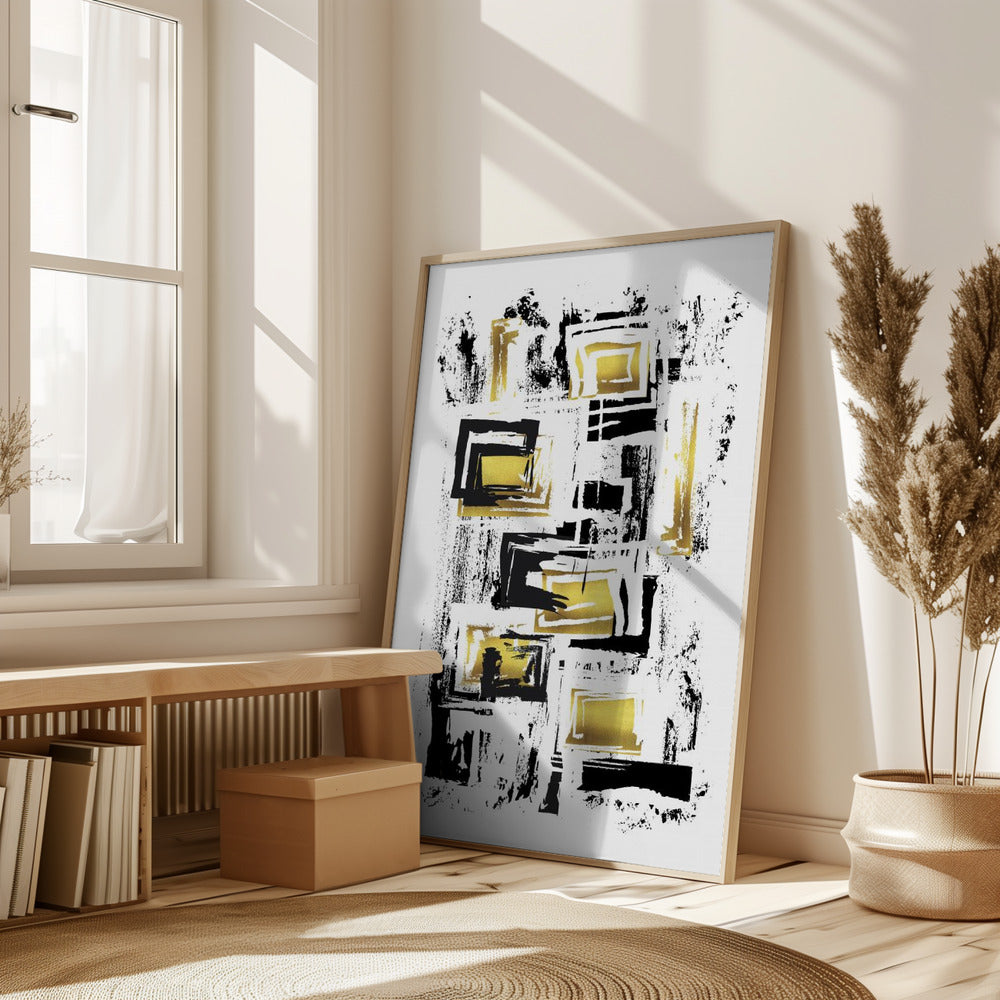 ABSTRACT ART Squaremania Poster