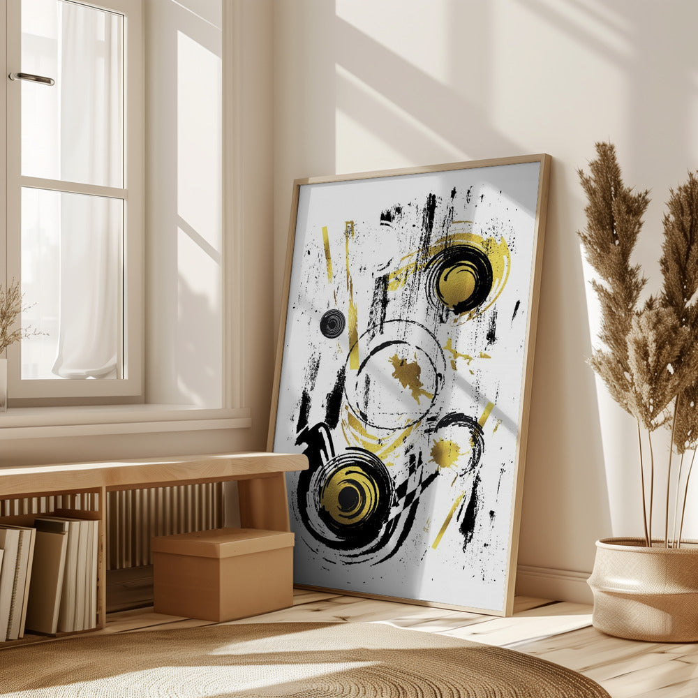 ABSTRACT ART Dynamic Game Poster