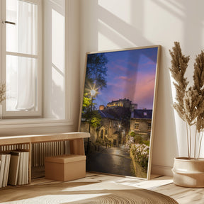 Charming Edinburgh Castle Sunset Poster