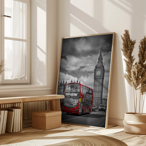 LONDON Streetscene Poster