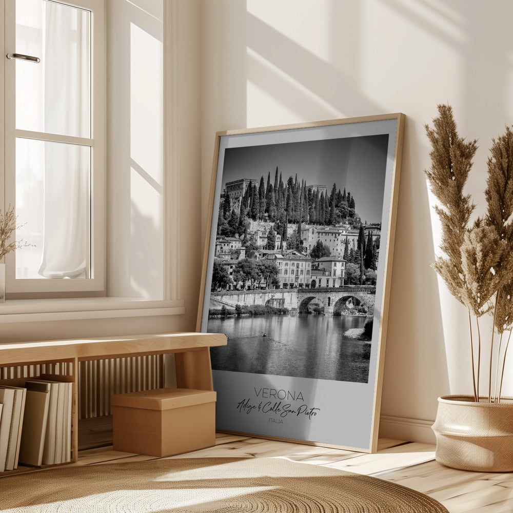 In focus: VERONA Adige and San Pietro Hill Poster