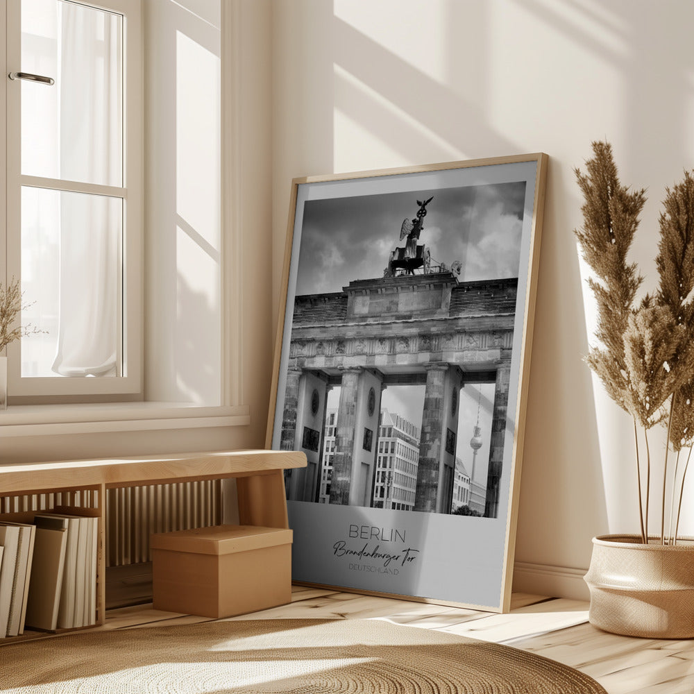 In focus: BERLIN Brandenburg Gate Poster