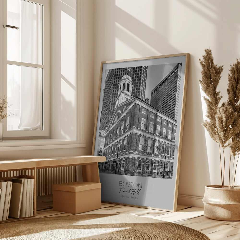 In focus: BOSTON Faneuil Hall Poster