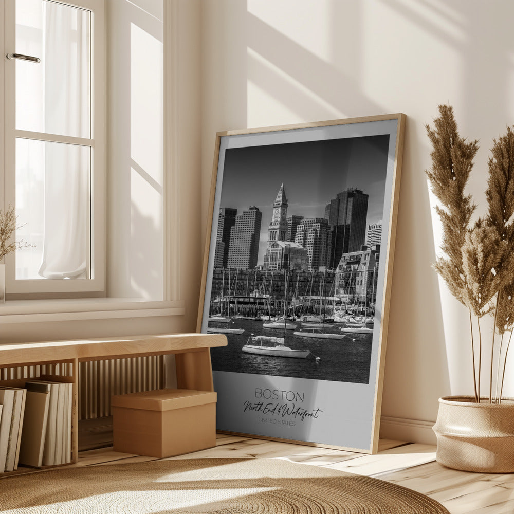 In focus: BOSTON Skyline North End &amp; Waterfront Poster