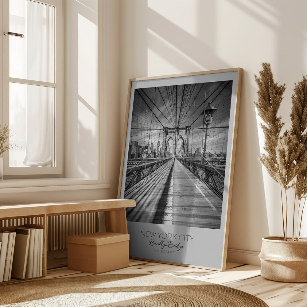 In focus: NEW YORK CITY Brooklyn Bridge Poster