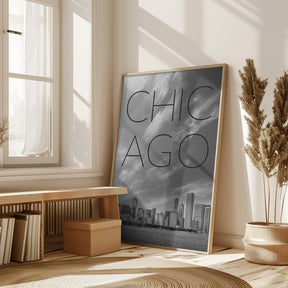 CHICAGO Skyline | Text Poster