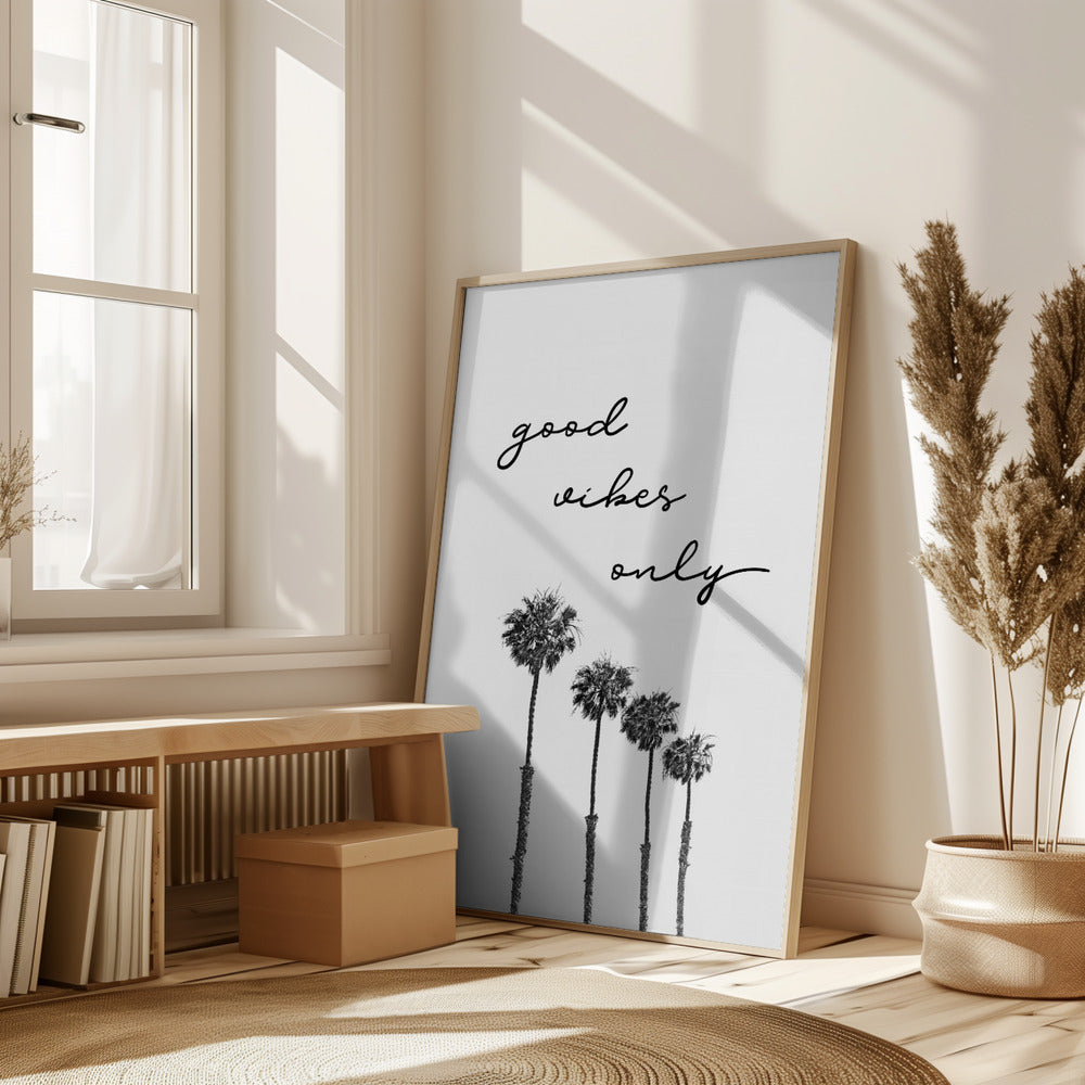 Palm trees | good vibes only Poster