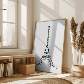 Digital-Art Eiffel Tower Poster