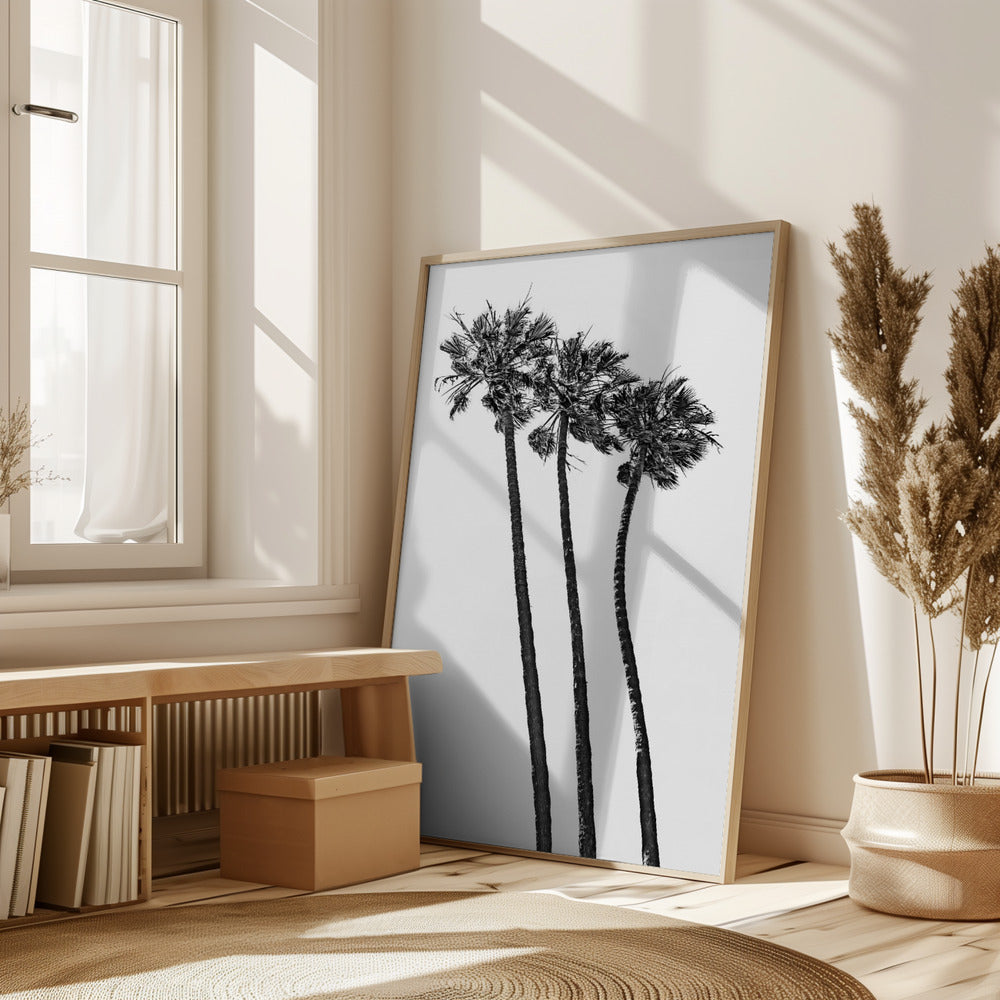 Summer idyll with palm trees Poster