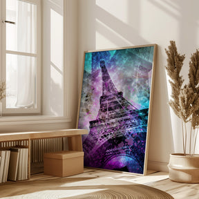 Pop Art Eiffel Tower Poster