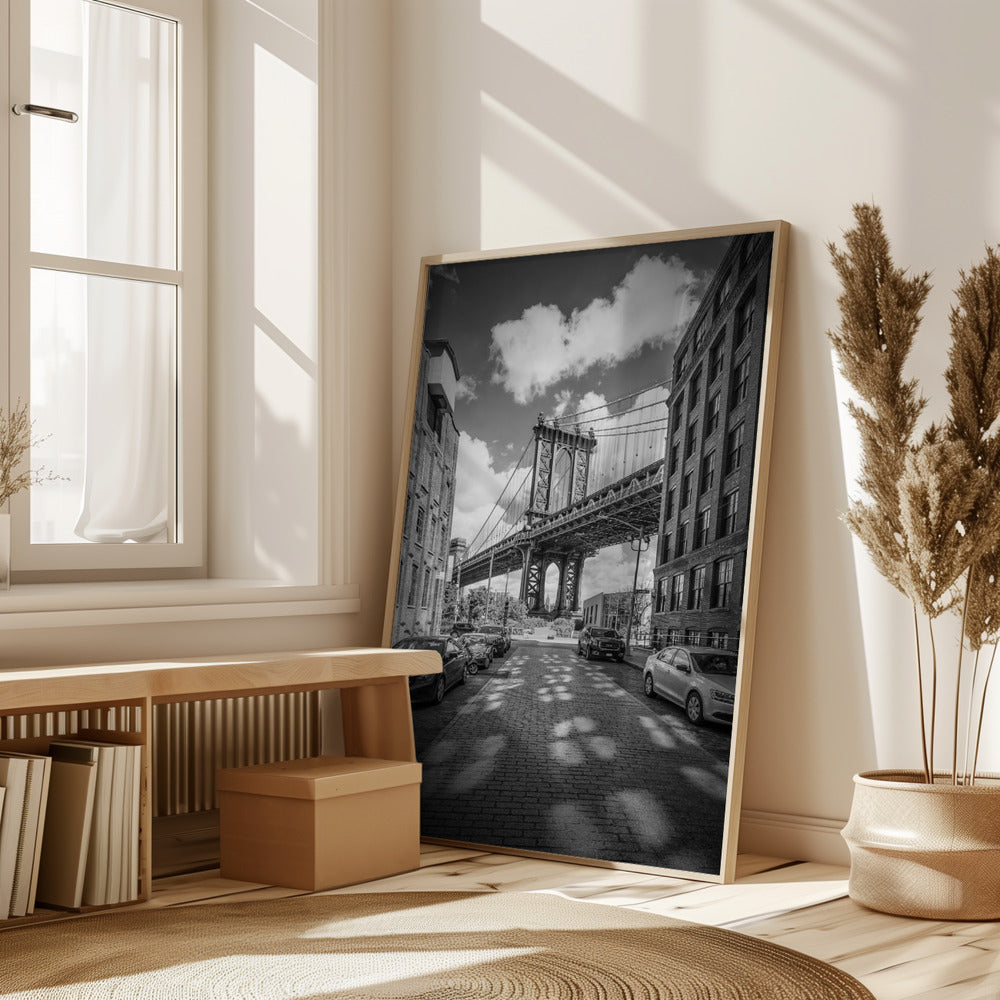 NEW YORK CITY Manhattan Bridge Poster