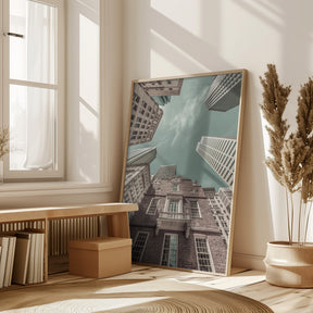 BOSTON Old State House | urban vintage style Poster