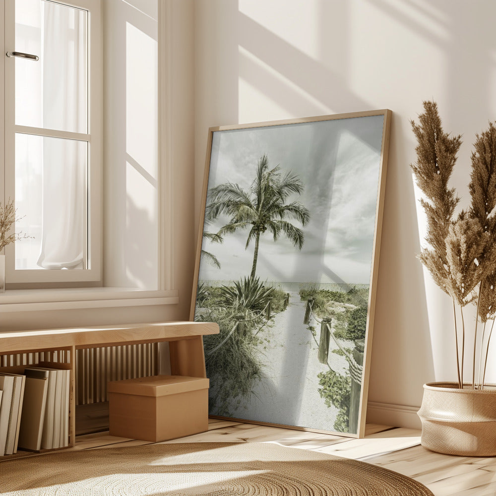 Vintage path to the beach Poster