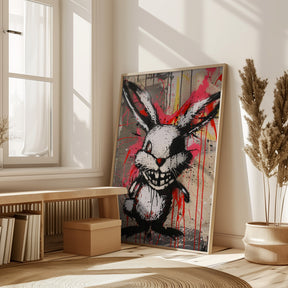 Scary Bunny Poster