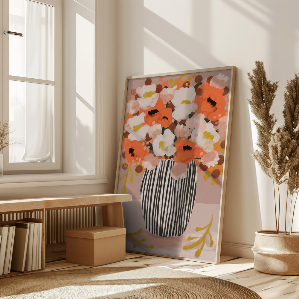 Pastel flowe rimpression no 10 Poster