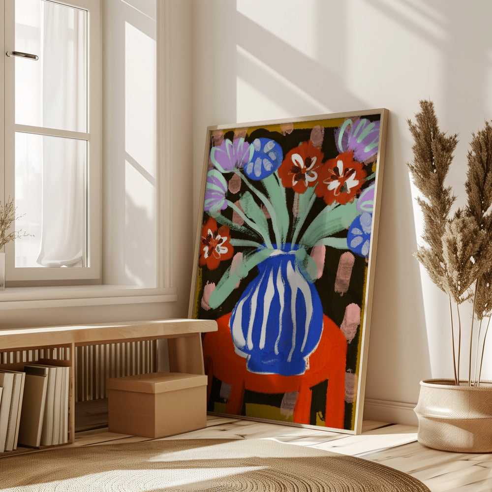 Floral still life no 2 Poster