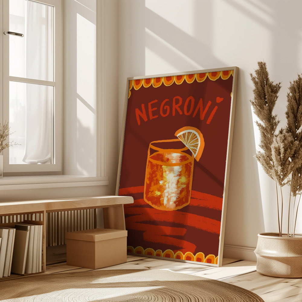 Cocktail Negroni Poster